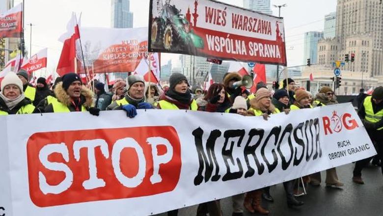 Miratohet marrëveshja tregtare BE-Mercosur, valë protestash në Poloni, Francë, Greqi dhe Belgjikë